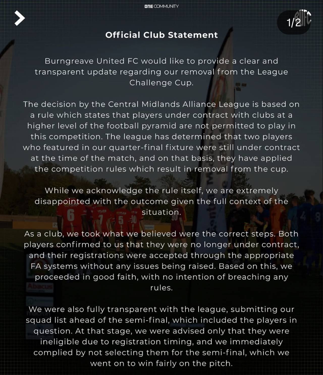 Club Statement